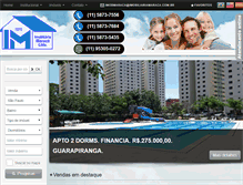 Tablet Screenshot of imobiliariamaraca.com.br